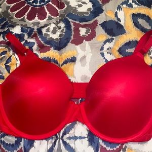 Red Pink Victoria’s Secret bra